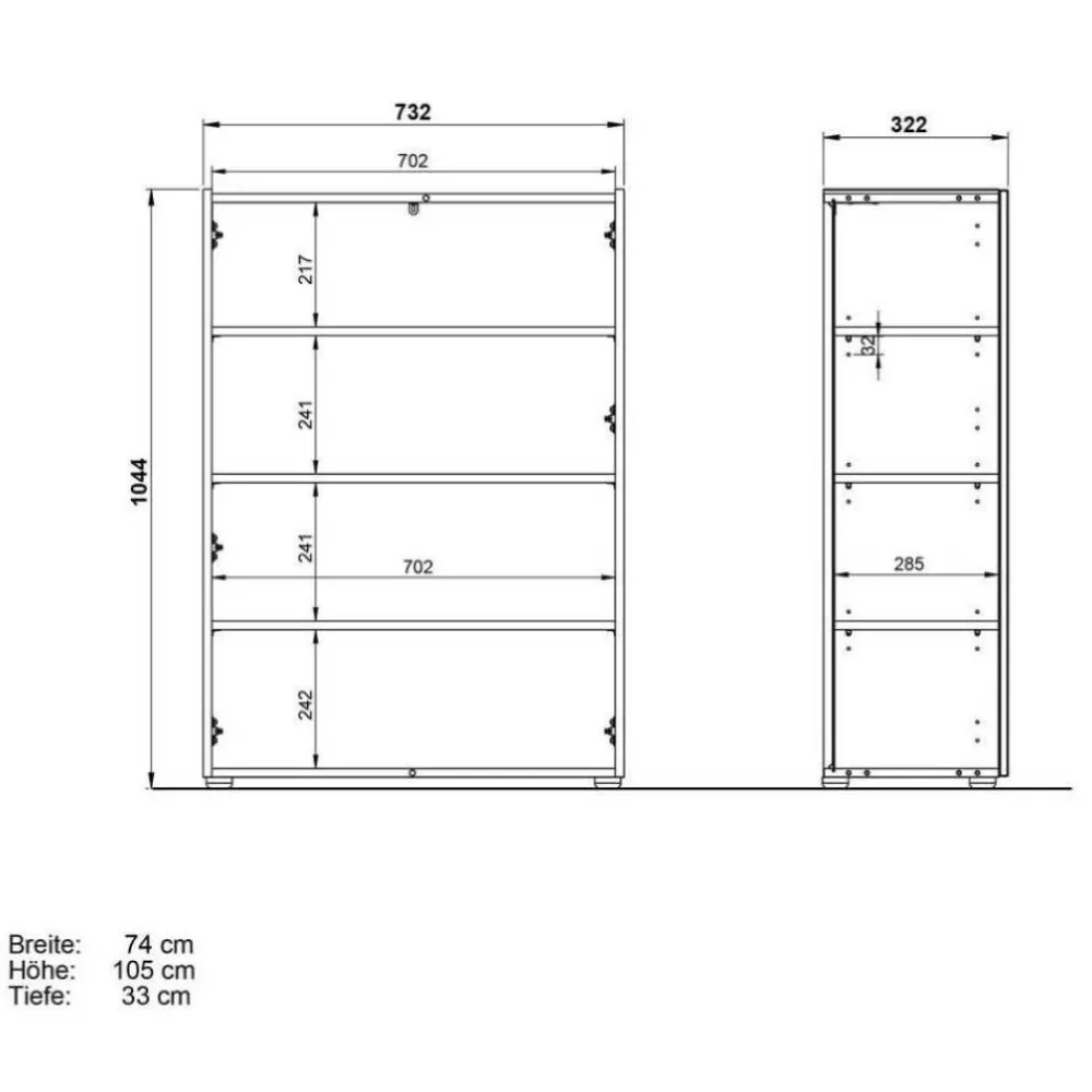 Wohnen Flurmöbel Kombi modern - Cooking (dreiteilig)