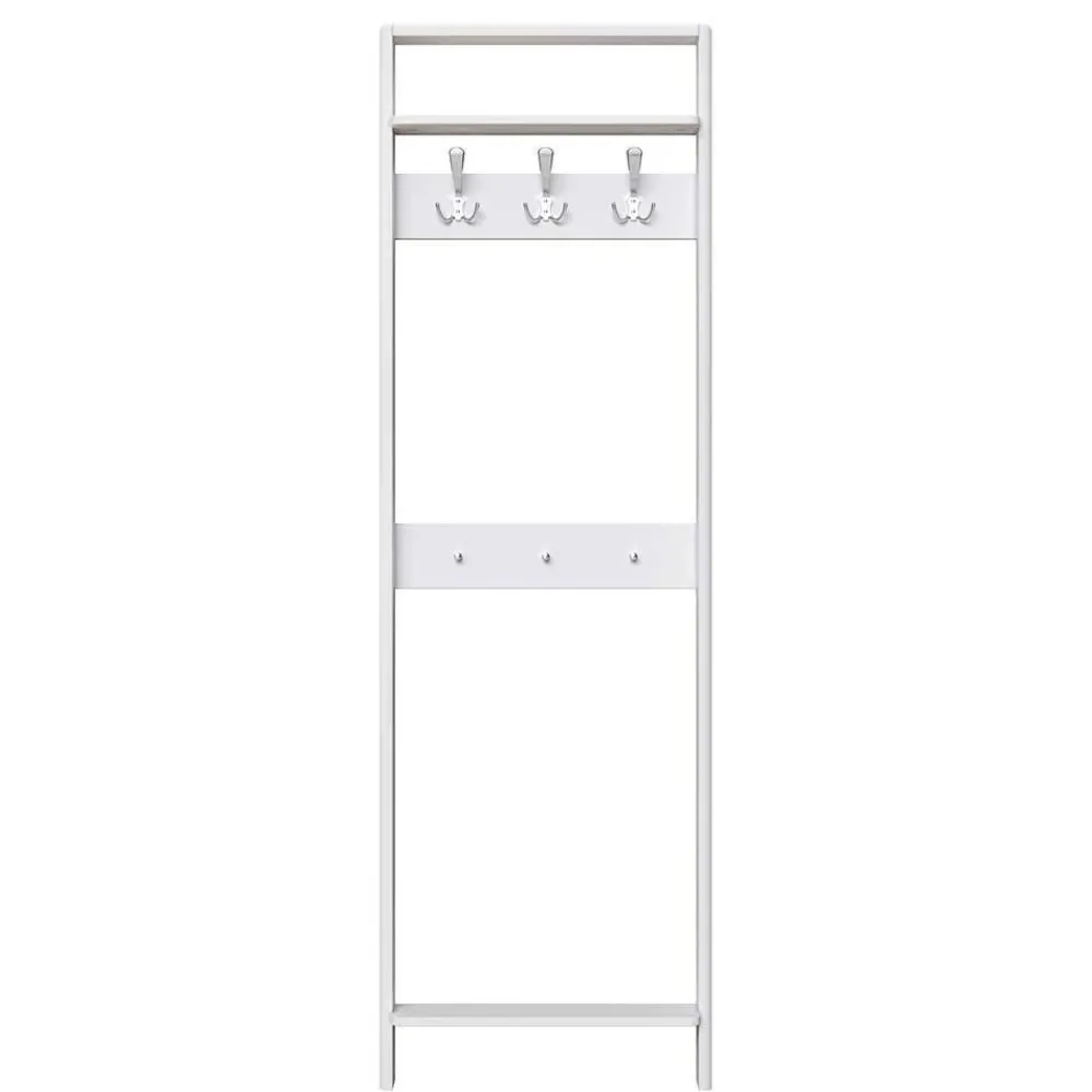 Wohnen Flurmöbel Kombination in Weiß gewachst - Oranias (vierteilig)