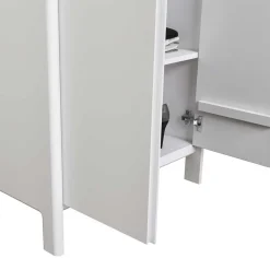 Wohnen Flurmöbel Kombination in Weiß gewachst - Oranias (vierteilig)