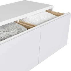 Wohnen Flurmöbel Kombination in Weiß gewachst - Oranias (vierteilig)