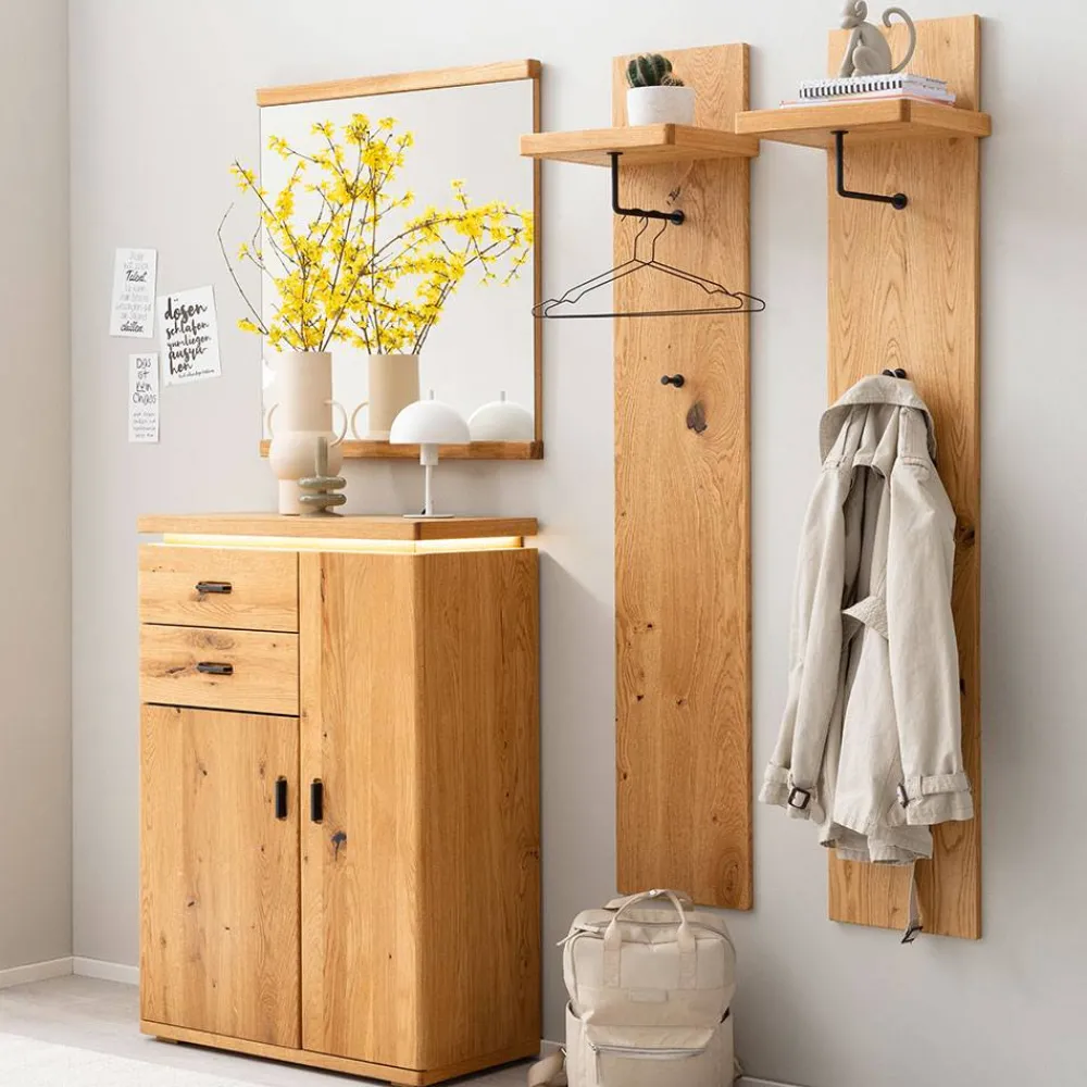 Wohnen Flurmöbel Kombination teilmassiv - Robats (vierteilig)