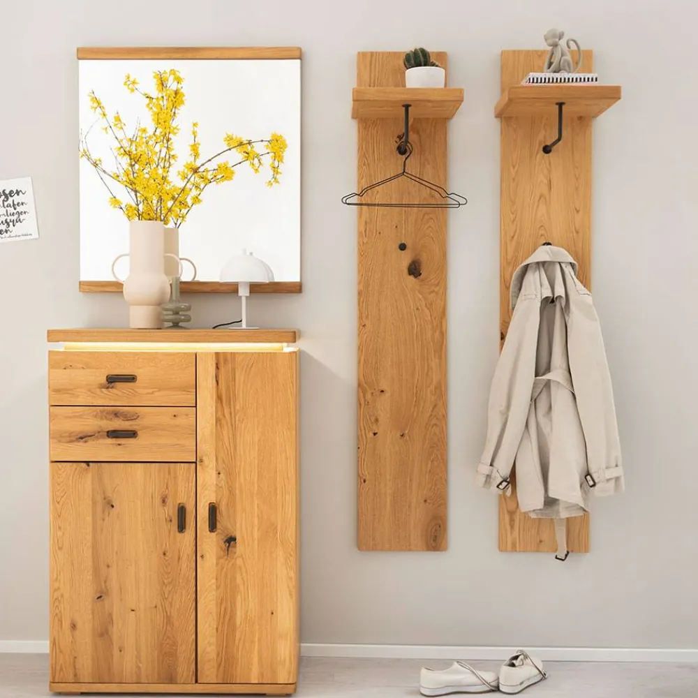 Wohnen Flurmöbel Kombination teilmassiv - Robats (vierteilig)