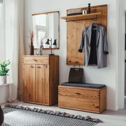 Wohnen Garderoben|Garderoben*Flurmöbel Kombination teilmassiv - Manaus (vierteilig)