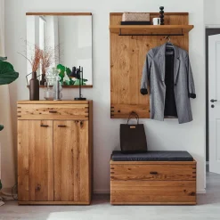 Wohnen Garderoben|Garderoben*Flurmöbel Kombination teilmassiv - Manaus (vierteilig)