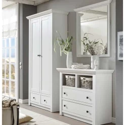 Wohnen Flurmöbel Set Chelles in Landhausstil (dreiteilig)