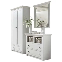 Wohnen Flurmöbel Set Chelles in Landhausstil (dreiteilig)