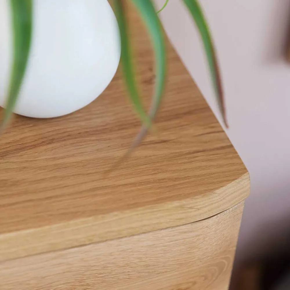 Wohnen Flurmöbel Set in Eiche Bianco - Mabasa (fünfteilig)