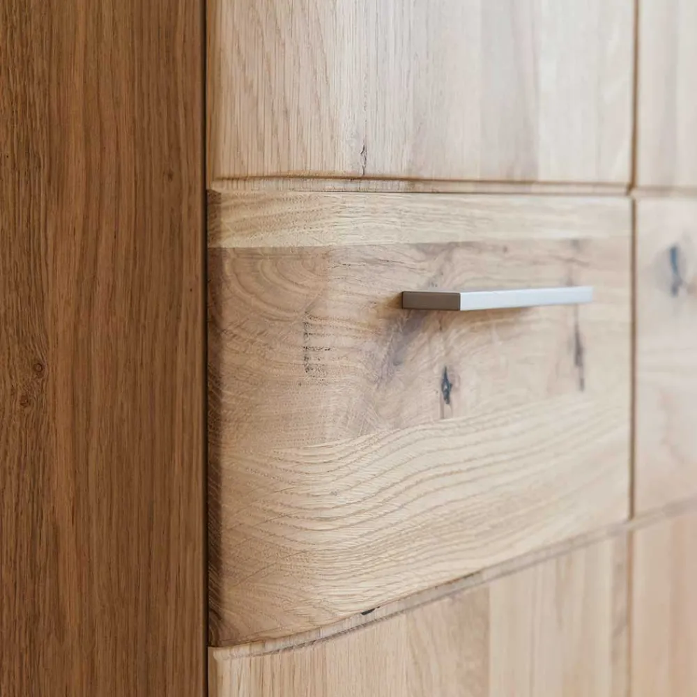 Wohnen Flurmöbel Set in Eiche Bianco - Mabasa (fünfteilig)