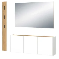 Wohnen Flurmöbel Set in modernem Design - Cuyano (dreiteilig)