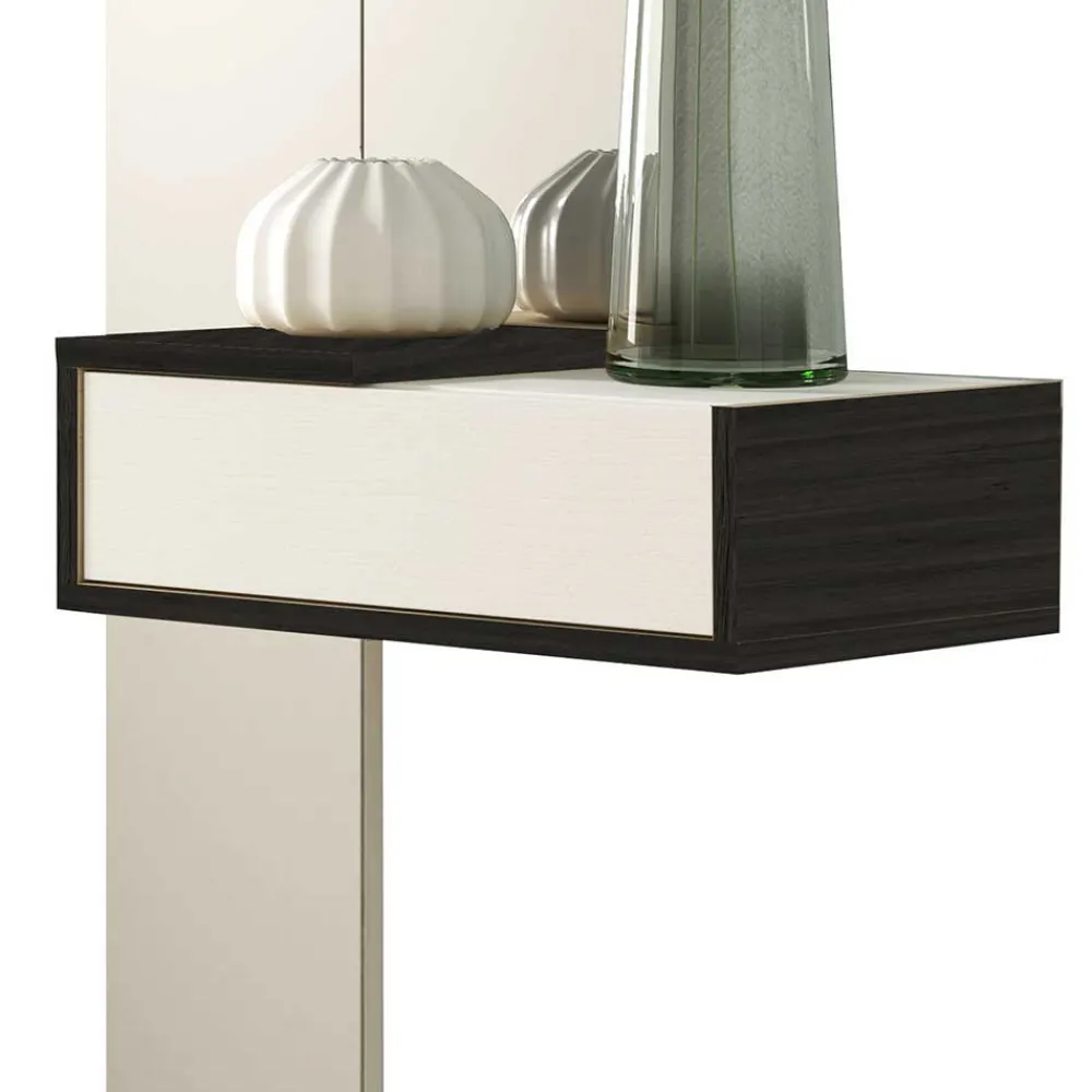 Wohnen Flurmöbel Wandkonsole & Spiegel Set - Roca (dreiteilig)