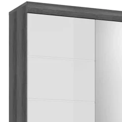 Wohnen Garderobenschränke*Flurschrank mit Spiegeltür in Weiß HG - Nancys