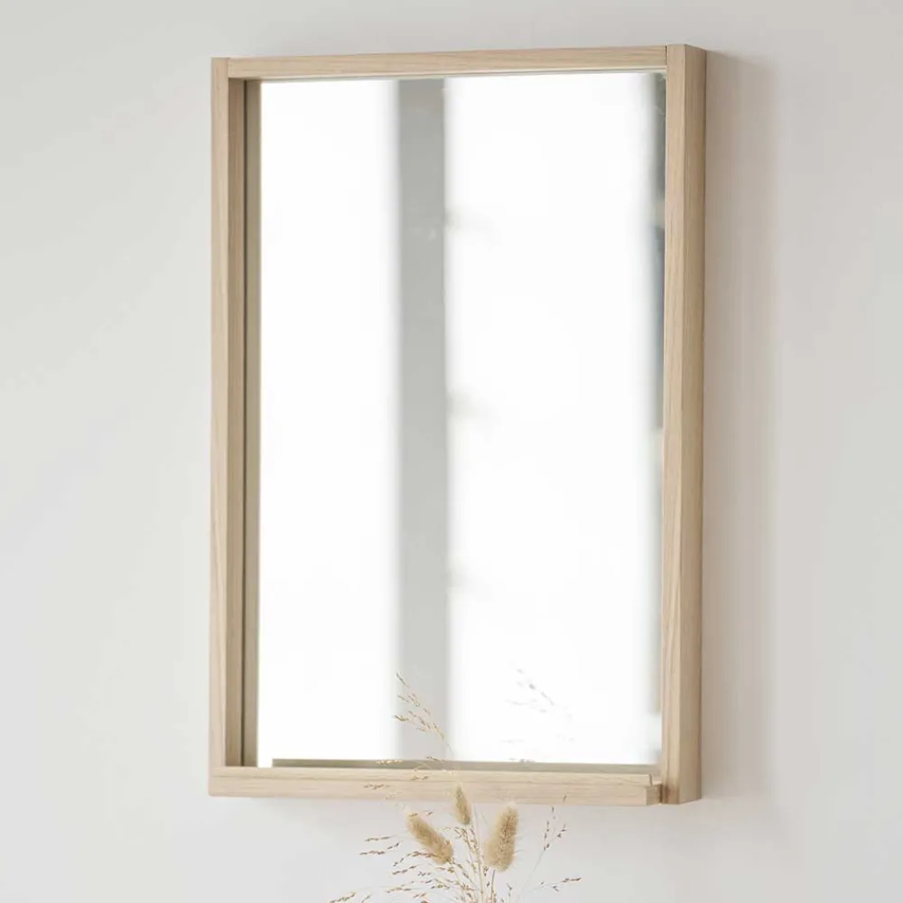 Wohnen Spiegel|Flurspiegel*Flurspiegel in Eiche White Wash - Pluta