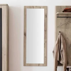 Wohnen Flurspiegel in Holzoptik in Wildeiche - Baiamare