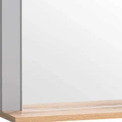 Wohnen Spiegel|Flurspiegel*Flurspiegel in Platingrau & Eiche - Benja