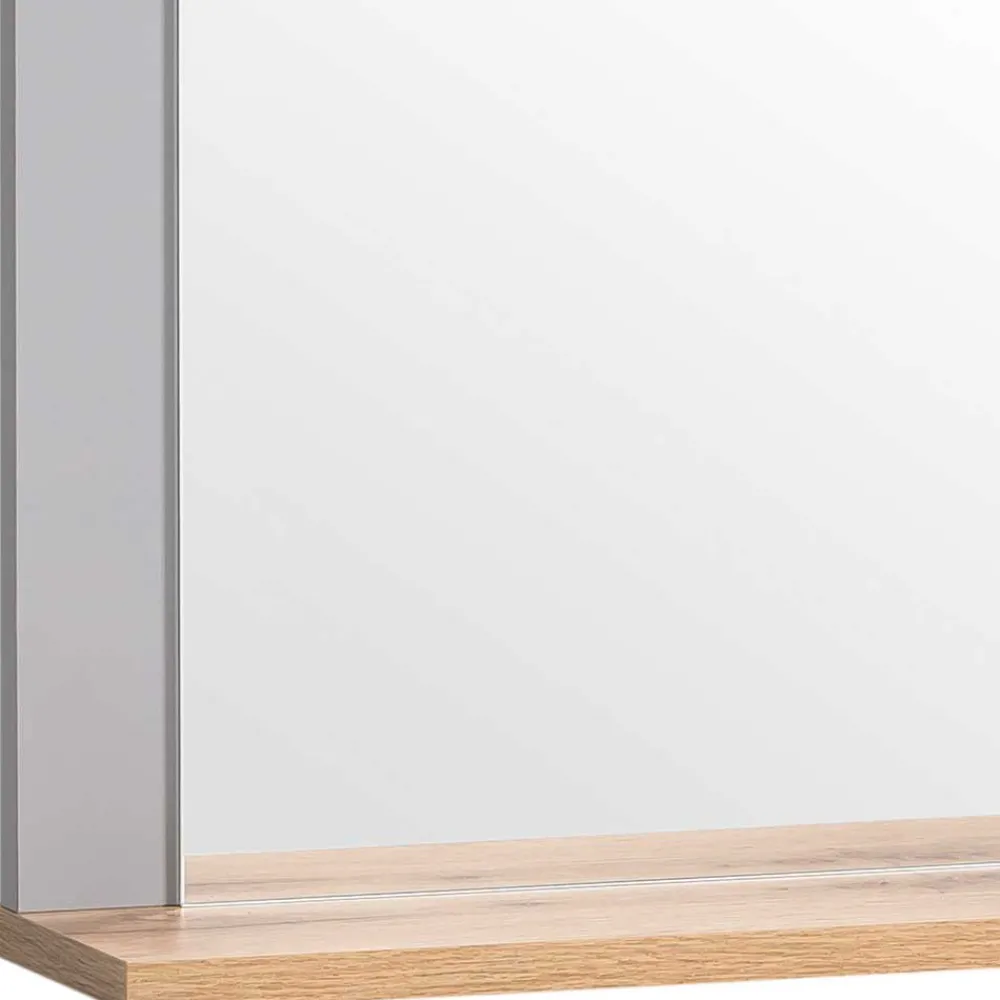Wohnen Spiegel|Flurspiegel*Flurspiegel in Platingrau & Eiche - Benja