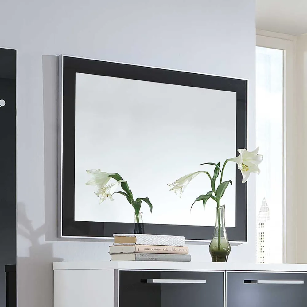 Wohnen Flurspiegel Liotra in Anthrazit