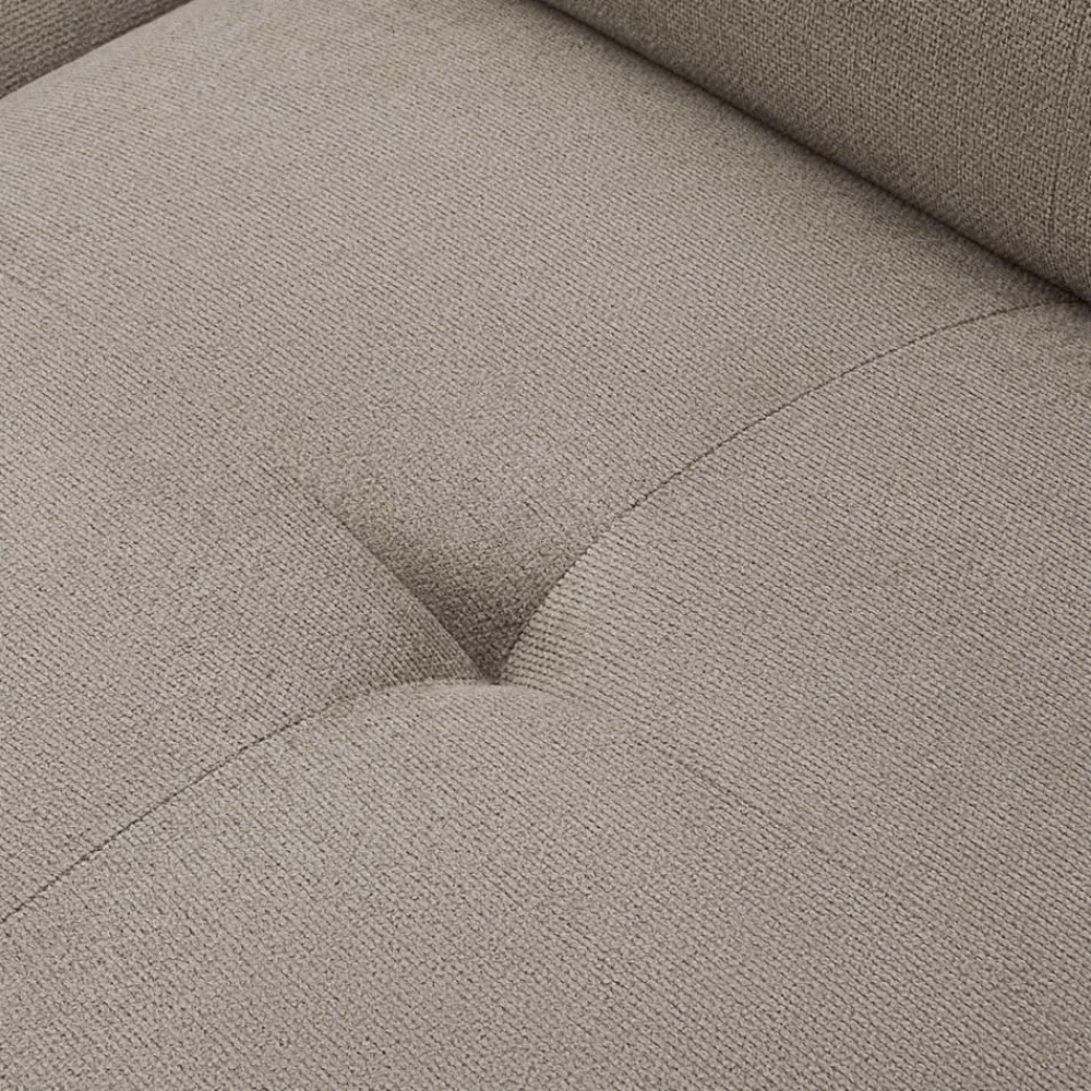Wohnen Fünfsitzer Eckcouch in Beige - Hisa