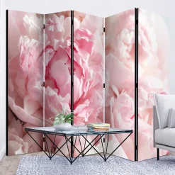 Wohnen Paravents|Wohnzimmer-Regale*Foto Paravent Close Up Rosen in Rosa - Soms