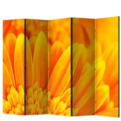 Wohnen Wohnzimmer-Regale|Paravents*Foto Paravent Gelbe Gerbera Close Up - Apulco