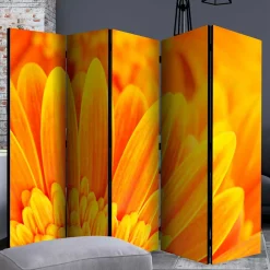 Wohnen Wohnzimmer-Regale|Paravents*Foto Paravent Gelbe Gerbera Close Up - Apulco