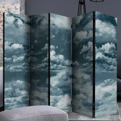 Wohnen Paravents|Wohnzimmer-Regale*Foto Paravent Himmel voller Wolken - Solcian