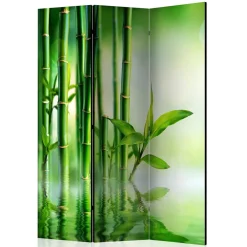 Wohnen Foto Paravent mit Bambus & Wasser Motiv - Enyi