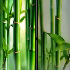 Wohnen Foto Paravent mit Bambus & Wasser Motiv - Enyi