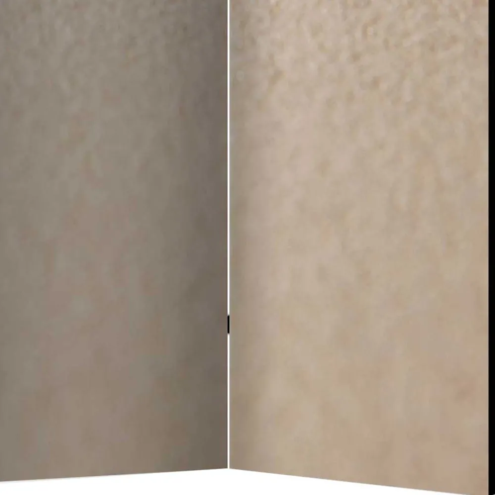 Wohnen Asiatische Möbel*Foto Paravent mit Zen Motiv in Beige - Lasha