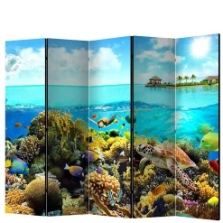 Wohnen Paravents|Kinder-Paravents*Foto Paravent Riff Bewohner & Trauminsel - Tarantro