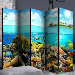 Wohnen Paravents|Kinder-Paravents*Foto Paravent Riff Bewohner & Trauminsel - Tarantro