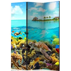 Wohnen Paravents|Kinder-Paravents*Foto Paravent Riff Bewohner & Trauminsel - Tarantro