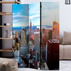 Wohnen Paravents|Wohnzimmer-Regale*Foto Paravent Sonnenaufgang in Manhattan NY - Dieus