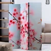 Wohnen Foto Trennwand Kirschblüte in Rosa & Blau - Filler