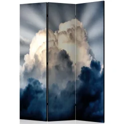 Wohnen Fotodruck Paravent Wolkiger Himmel - Millie