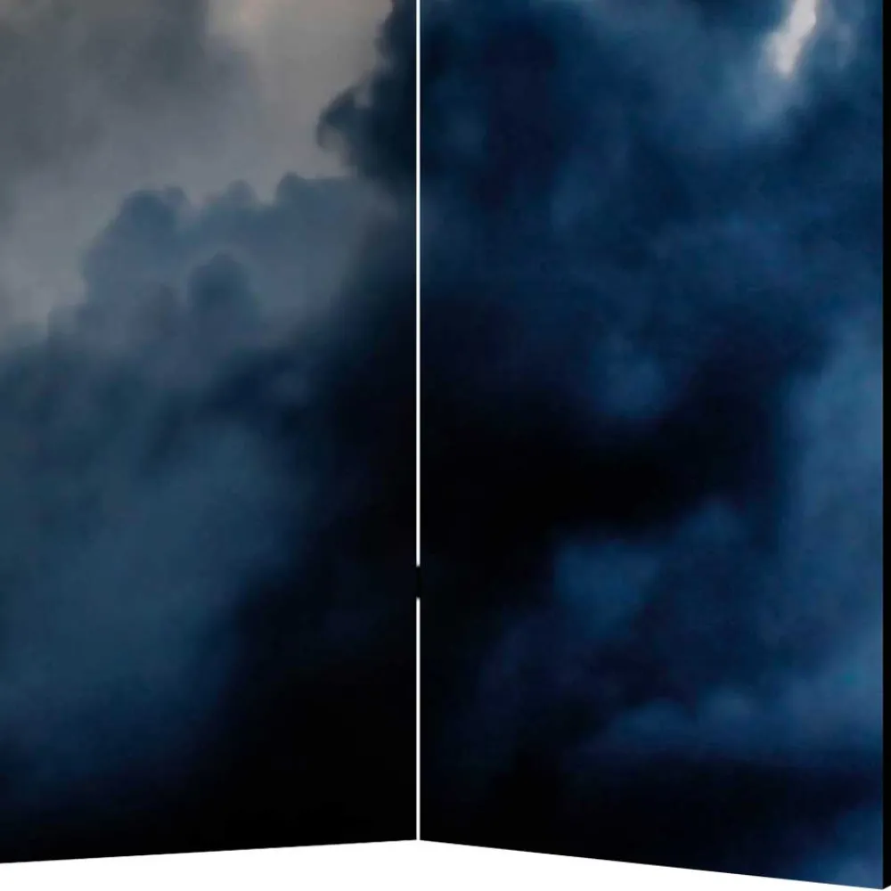 Wohnen Fotodruck Paravent Wolkiger Himmel - Millie