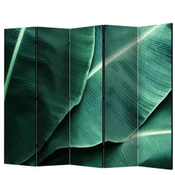 Wohnen Paravents*Fotomotiv Paravent mit Close Up Bananenblätter - Yanicol