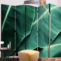 Wohnen Paravents*Fotomotiv Paravent mit Close Up Bananenblätter - Yanicol