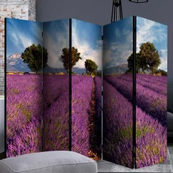 Wohnen Paravents*Fotomotiv Raumteiler Lavendelfeld Provence - Ozaro