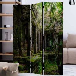 Wohnen Wohnzimmer-Regale|Paravents*Foto-Paravent Preah Khan Temple Kambodscha - Fieno