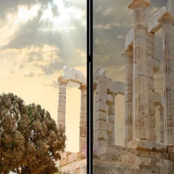 Wohnen Fotoprint Paravent mit Motiv aus der Antike - Jector