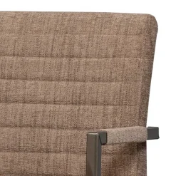 Wohnen Freischwinger Armlehnenstuhl in Braun meliert - Sicilia (2er Set)