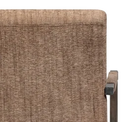 Wohnen Freischwinger Armlehnenstuhl in Braun meliert - Sicilia (2er Set)