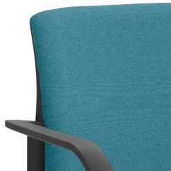 Wohnen Freischwinger Stapelstuhl in Türkis Stoff - Alino