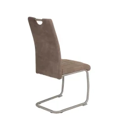 Wohnen Küchenstühle|Esszimmerstühle*Freischwinger Stühle in Schlamm - Burga (Set)