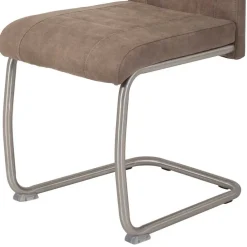 Wohnen Küchenstühle|Esszimmerstühle*Freischwinger Stühle in Schlamm - Burga (Set)