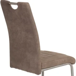 Wohnen Küchenstühle|Esszimmerstühle*Freischwinger Stühle in Schlamm - Burga (Set)