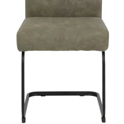 Wohnen Küchenstühle|Esszimmerstühle*Freischwinger Swingstuhl in Schlamm - Dastrata (Set)