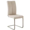 Wohnen Wohnzimmerstühle*Freischwinger-Polsterstühle in Creme - Sevilaca (4er Set)