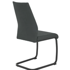 Wohnen Esszimmerstühle|Stühle*Freischwingerstühle in Anthrazit & Schwarz - Wady (Set)