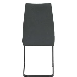 Wohnen Esszimmerstühle|Stühle*Freischwingerstühle in Anthrazit & Schwarz - Wady (Set)